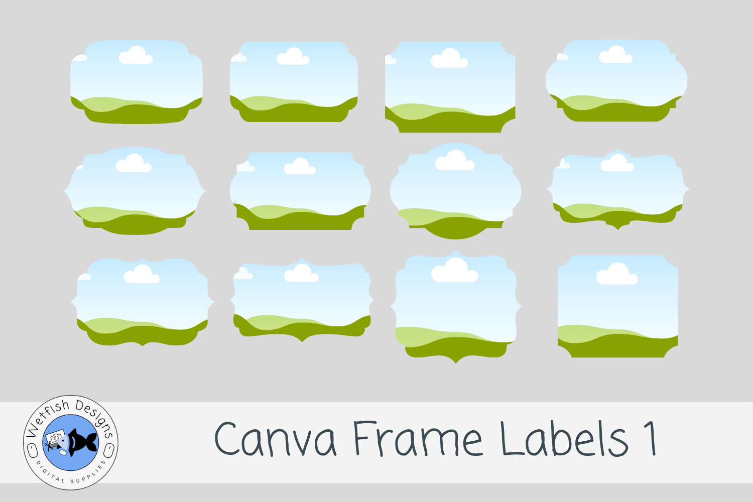 Canva Frame Labels Bundle 1