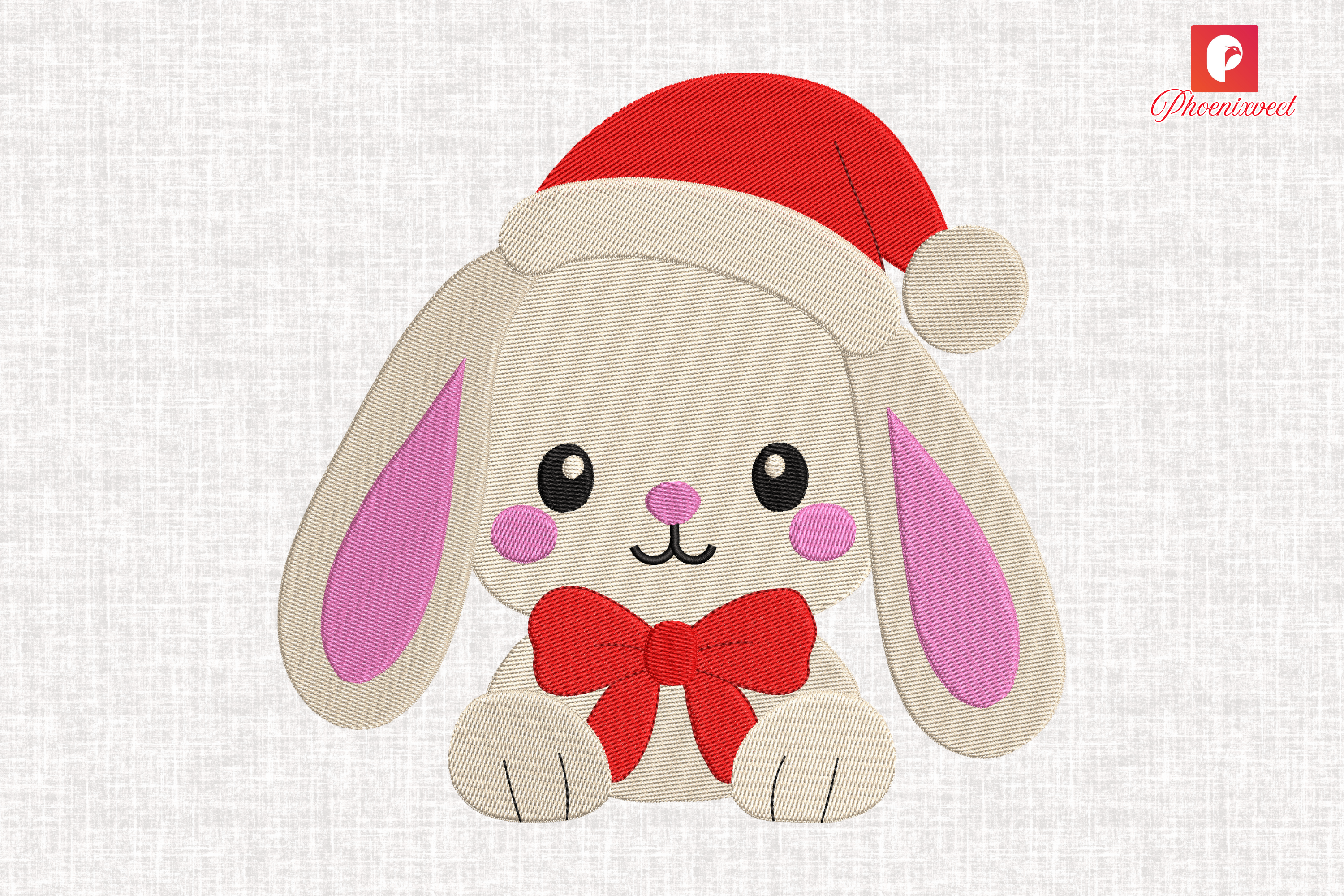 Christmas Santa Bunny - photo 1