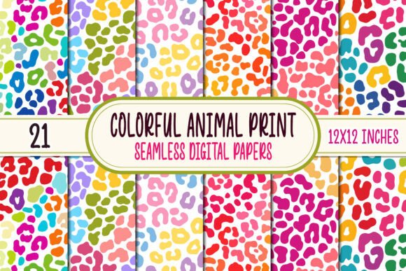 Colorful Animal Print Seamless 21