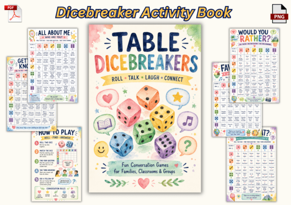 Dicebreaker Activity Book- Icebreaker