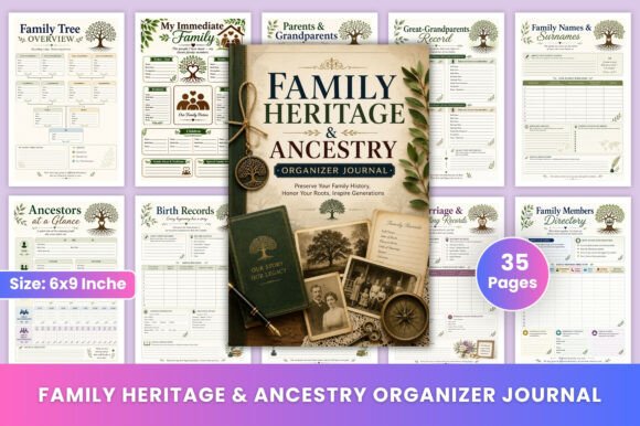 Family Heritage & Ancestry Organizer