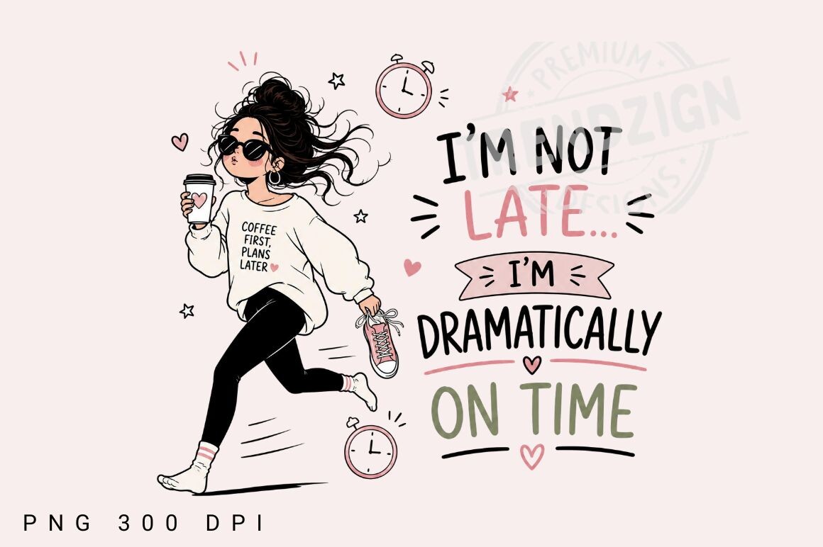 Im Not Late Im Dramatically On Time