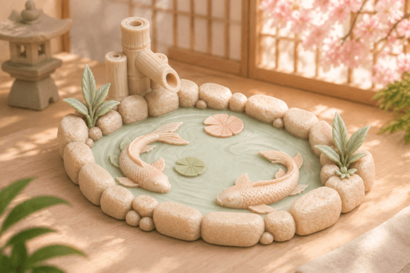 Koi Pond Tray - Image 1
