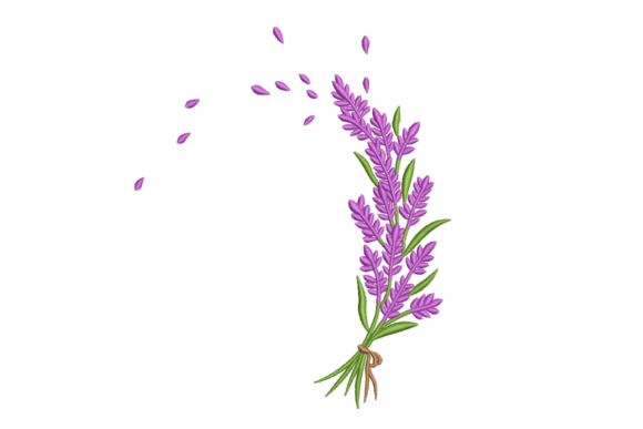Lavender Flower Bundle Botanical Elegant