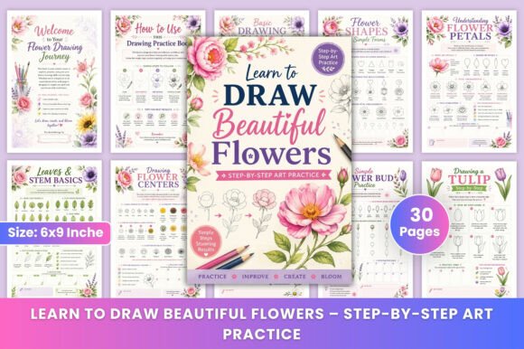Learn to Draw Beautiful Flowers