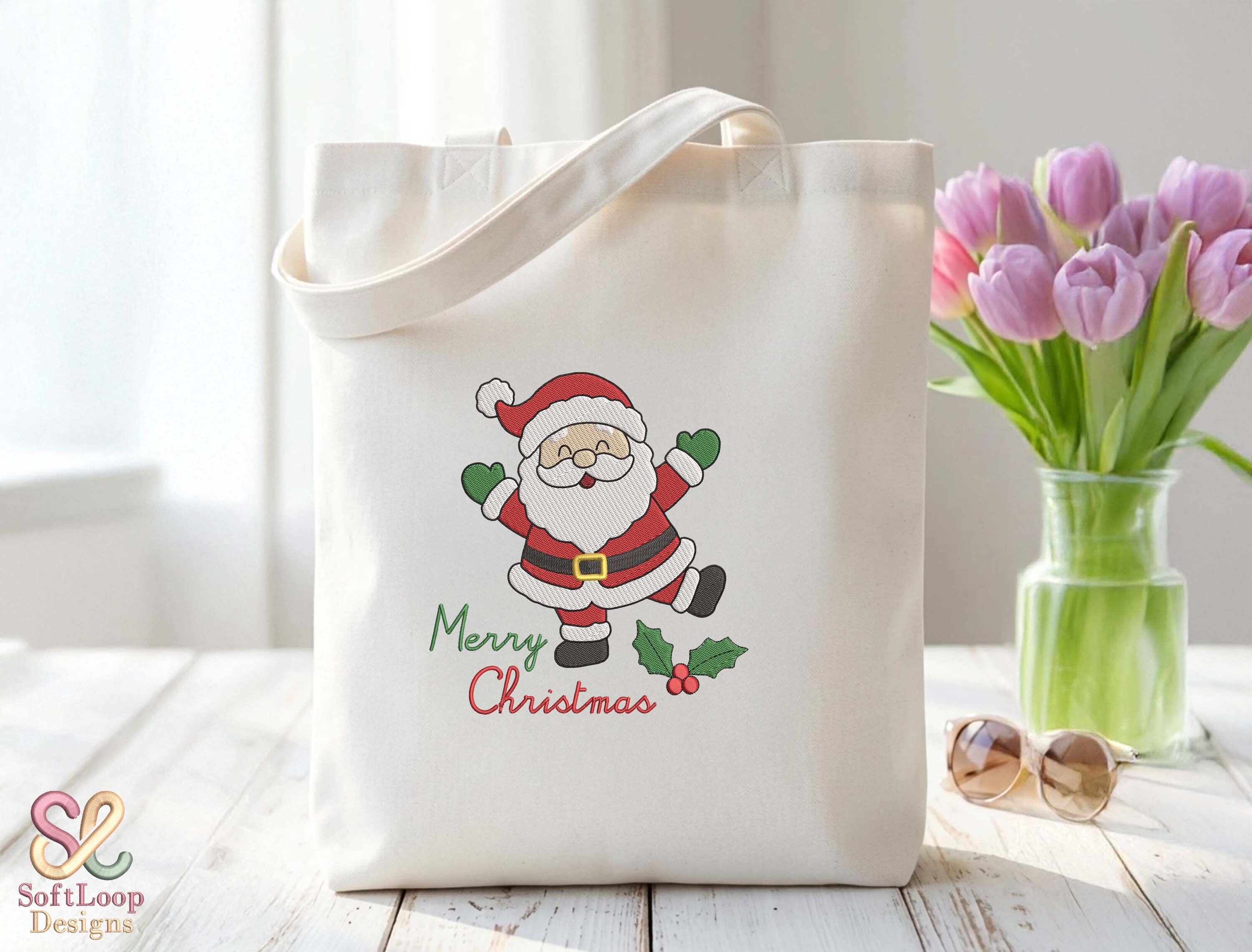 Merry Christmas Santa Embroidery Design - photo 2