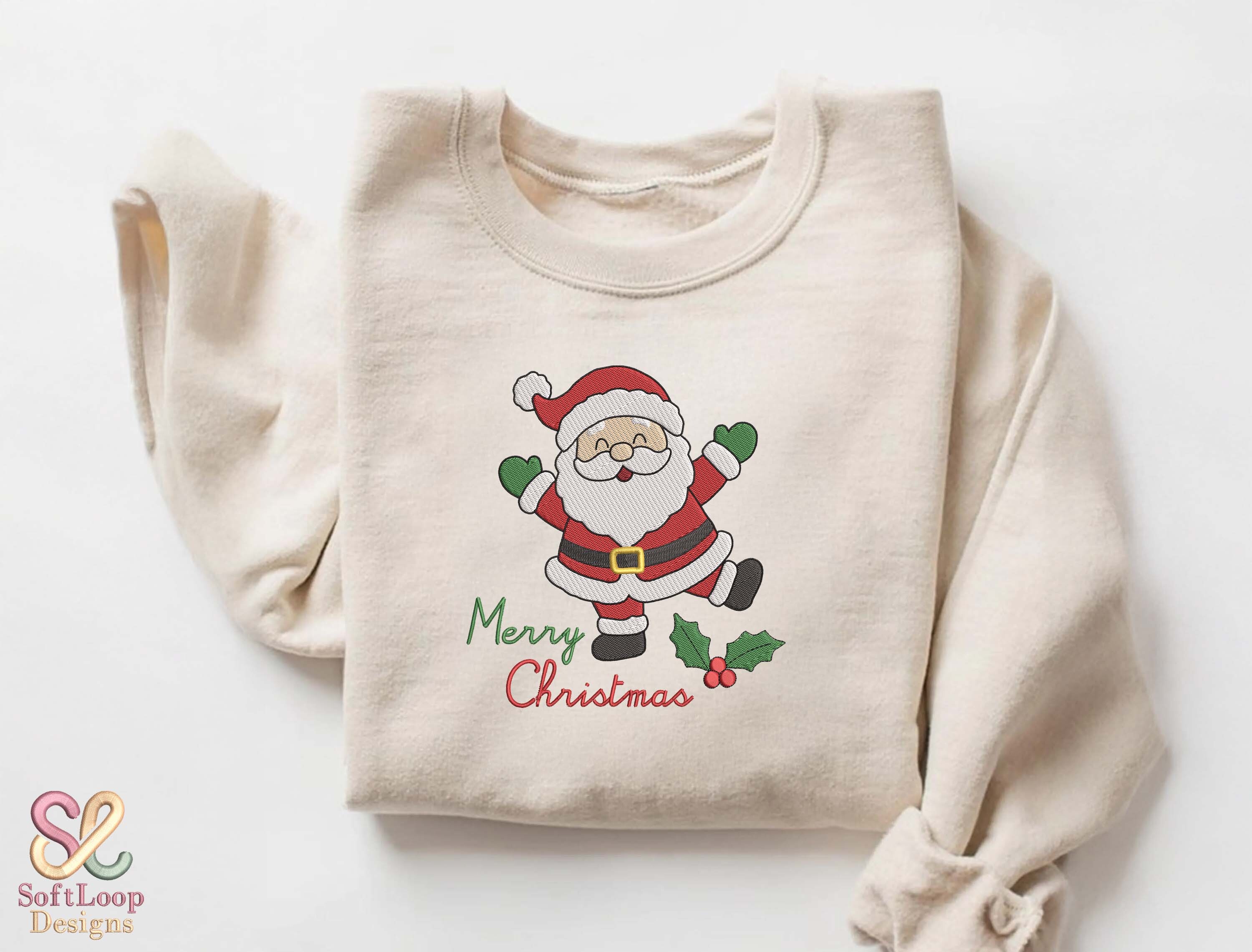 Merry Christmas Santa Embroidery Design - photo 3