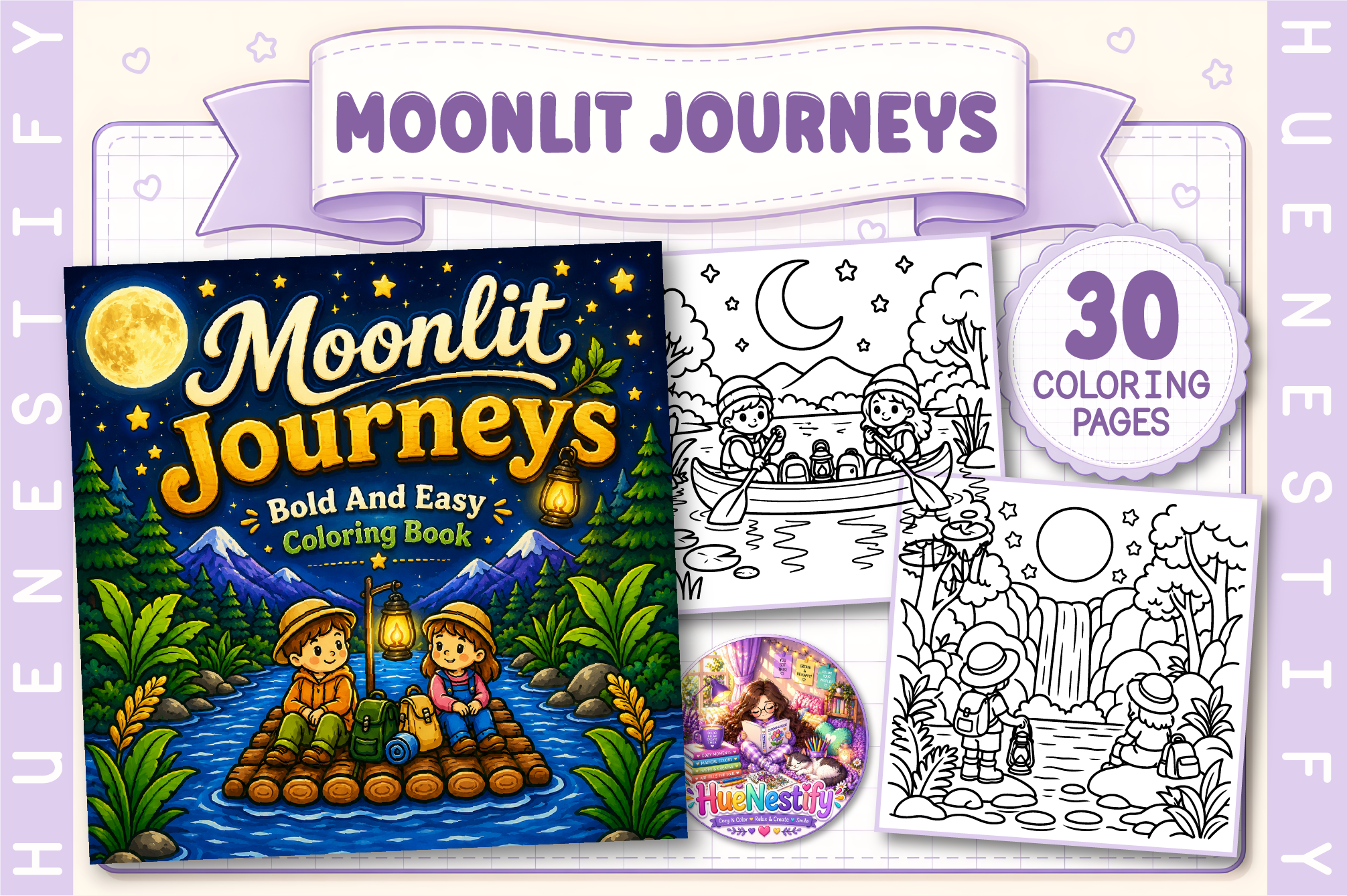 Moonlit Journeys Coloring Book