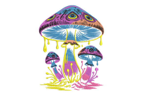 Psychedelic Mushroom Trio Machine