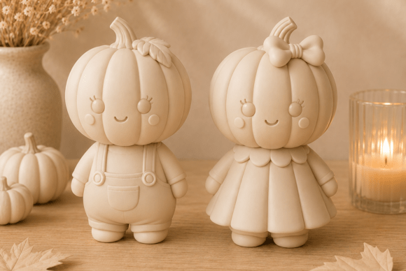 Pumpkin Friends STL Set | Cute Pumpkin - Image 3