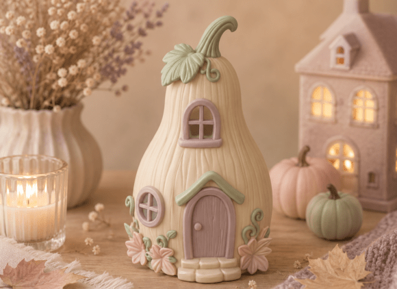 Pumpkin House STL | Autumn Fairy Tale Cottage for 3D Printing - Image 3