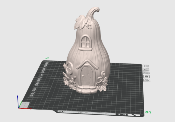 Pumpkin House STL | Autumn Fairy Tale Cottage for 3D Printing - Image 4