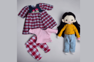 Rag Doll, Dog & Clothes Sewing Pattern Gráfico por LittleLullabyShop ...