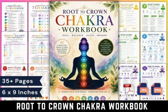 Root to Crown Chakra Workbook