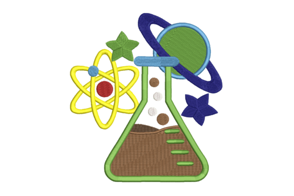 Science Lab Flask & Atom Machine