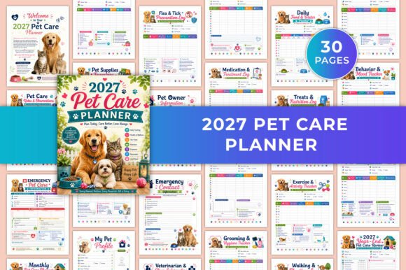 2027 Pet Care Planner KDP Interiors