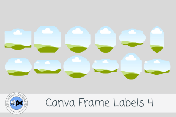 Canva Frame Labels Bundle 4