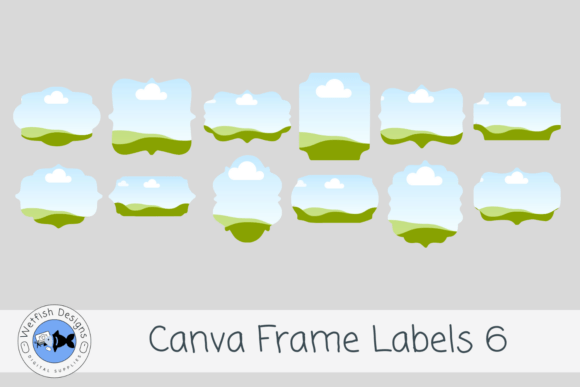 Canva Frame Labels Bundle 6