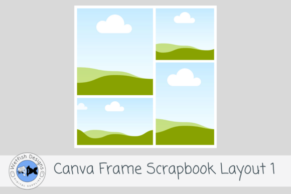 Canva Frame Scrapbook Layout 1