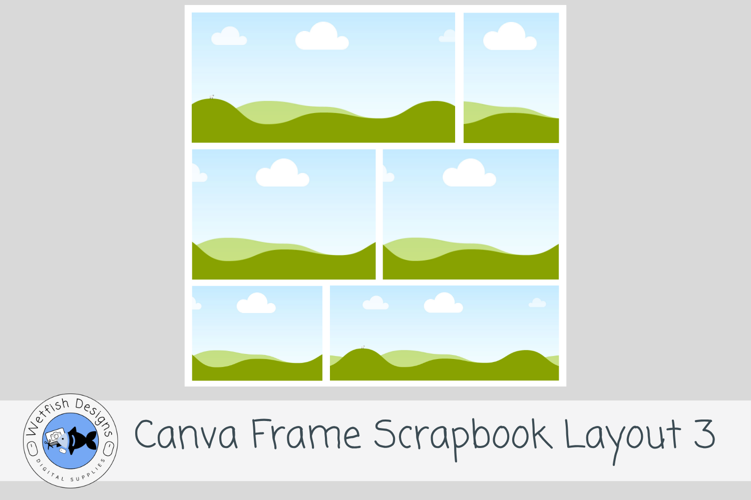 Canva Frame Scrapbook Layout 3