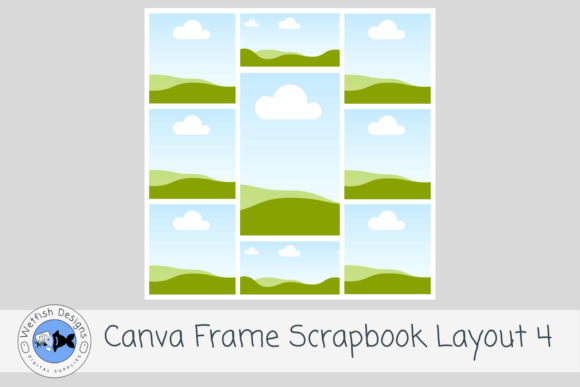 Canva Frame Scrapbook Layout 4