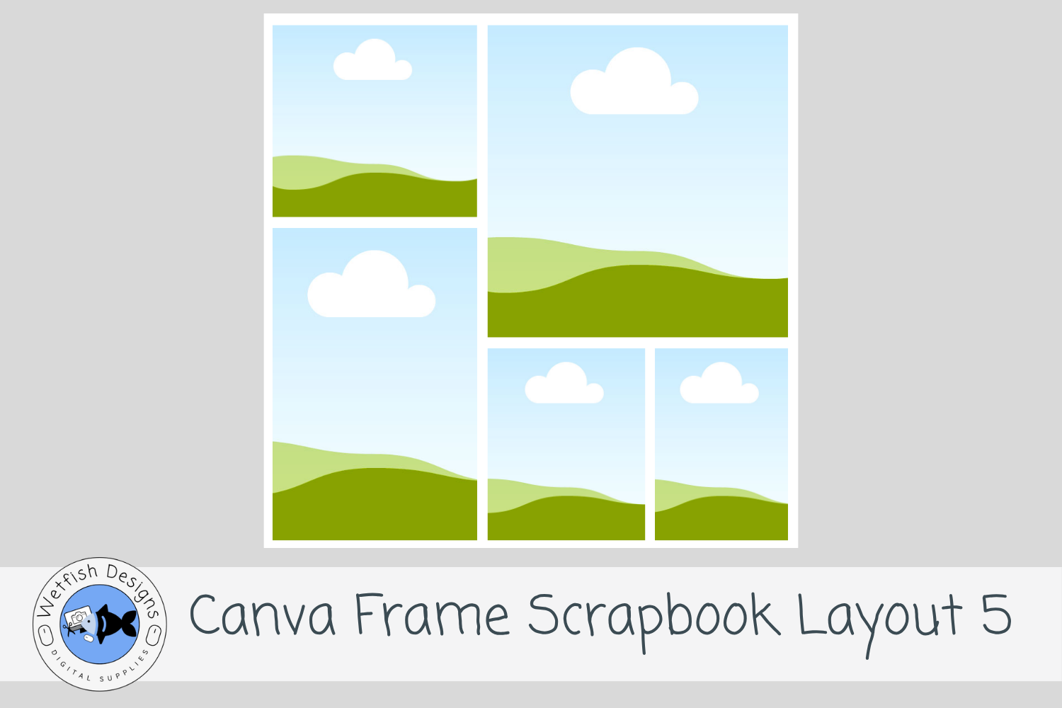 Canva Frame Scrapbook Layout 5