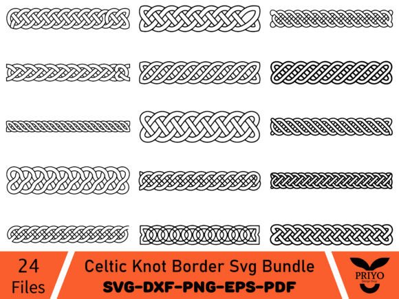 Celtic Knot Border Svg Bundle
