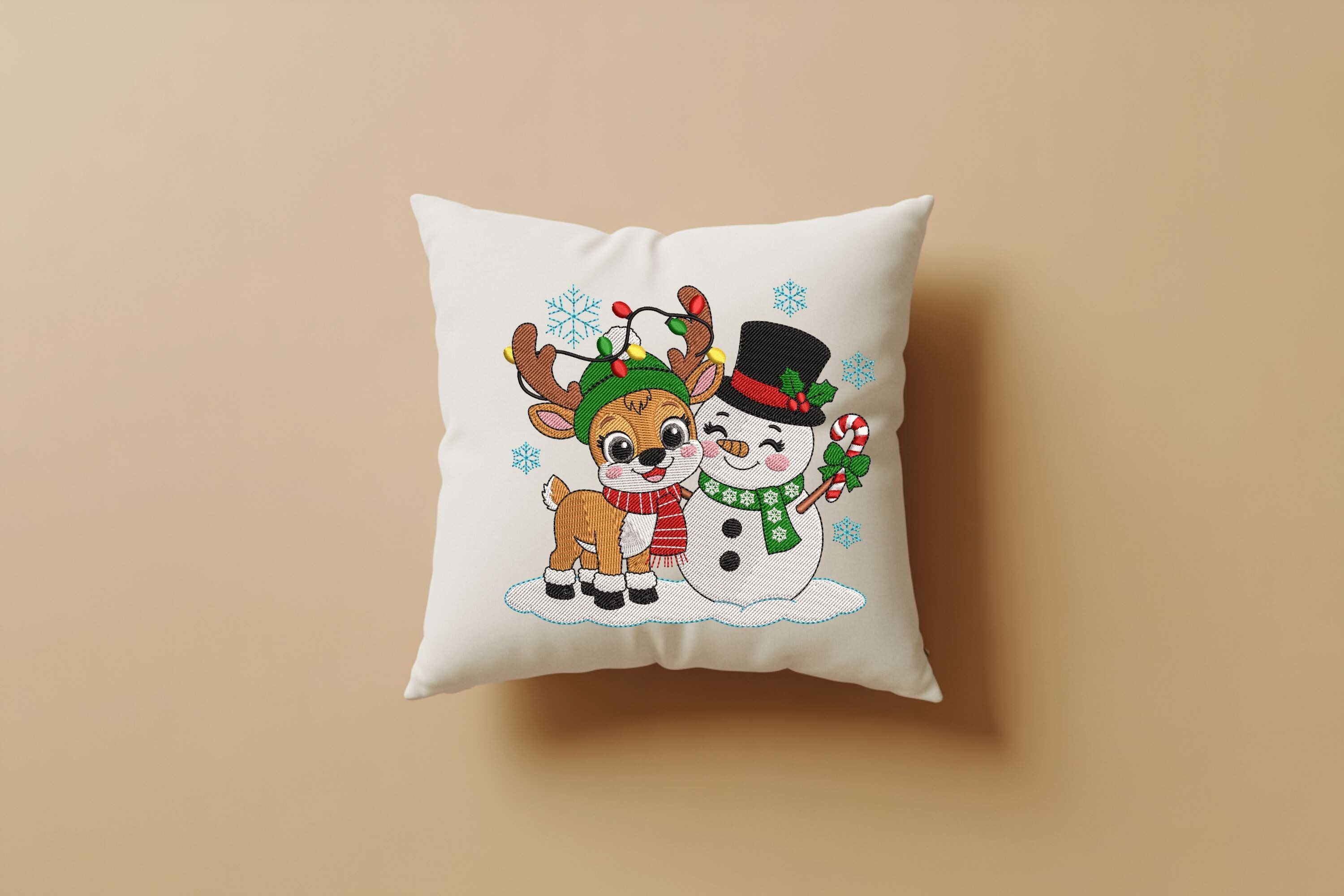 Christmas Reindeer & Snowman - photo 3