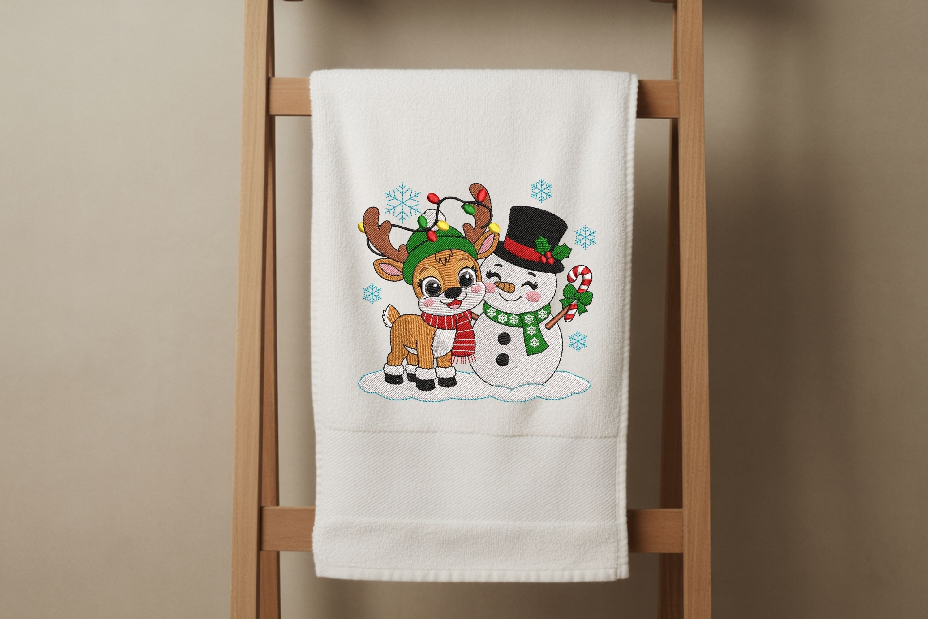 Christmas Reindeer & Snowman - photo 4