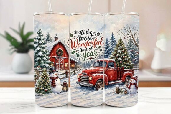 Christmas Sublimation Tumbler Wrap