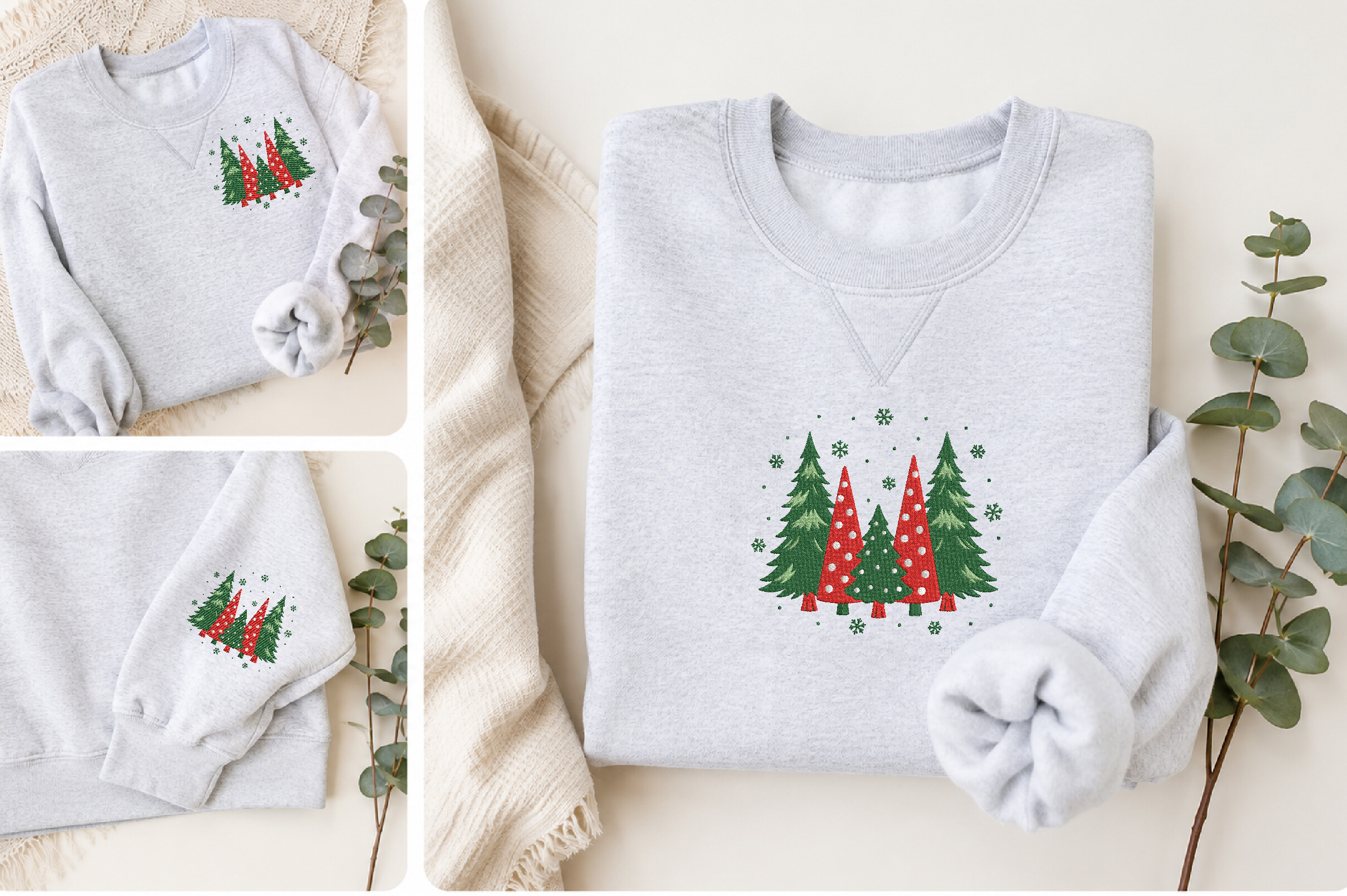 Christmas Tree Embroidery Design - photo 2