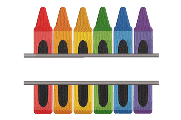 Colorful Crayon Set