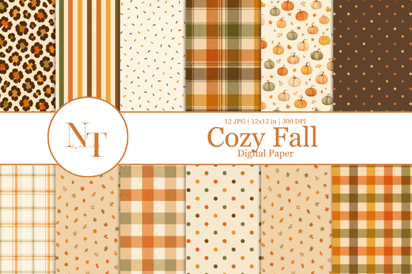 Cozy Fall Digital Paper