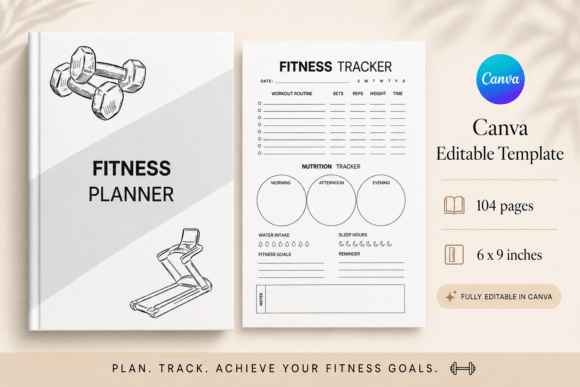 Fitness Planner Canva Template