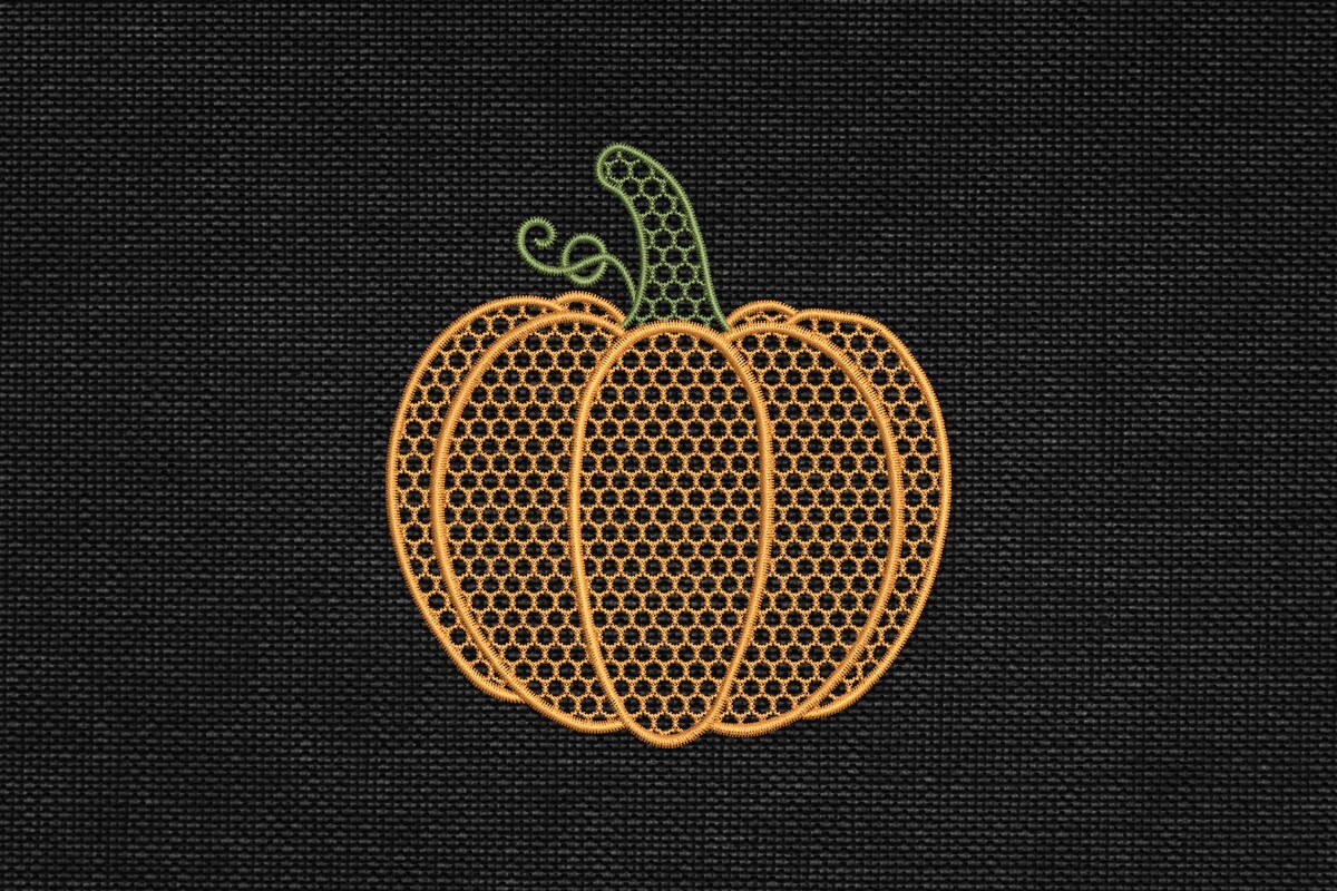 Free Standing Lace Pumpkin Autumn Decor