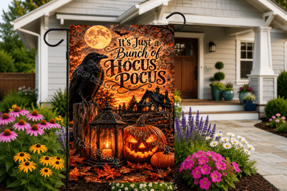It's Just a Bunch Halloween Garden Flag