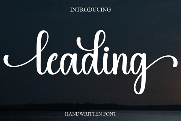 Leading Font