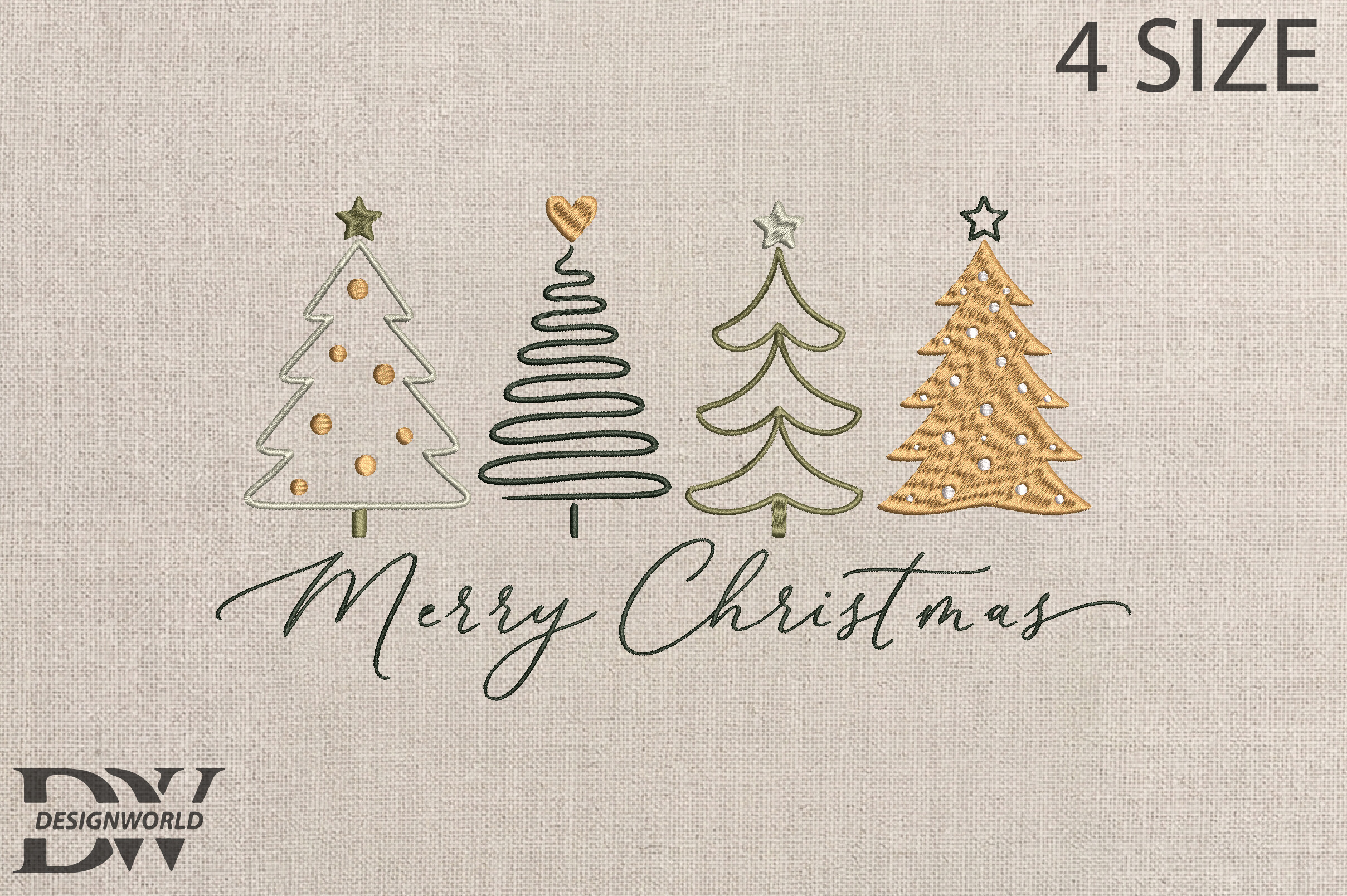 Merry Christmas Embroidery Design - photo 6