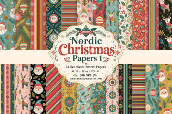 Nordic Christmas Paper Collection