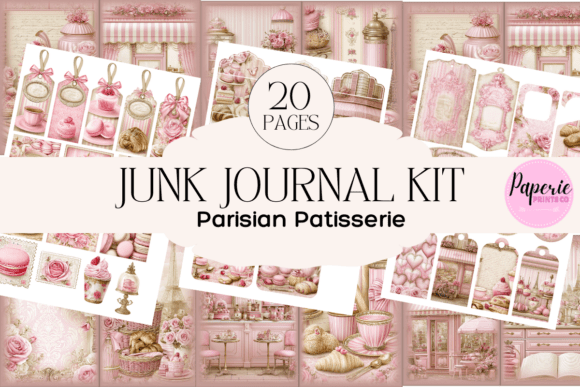 Parisian Patisserie Junk Journal Kit