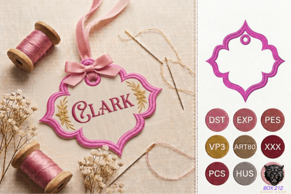 Personalized Decorative Name Tag