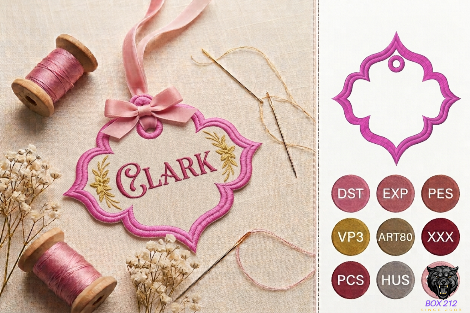 Personalized Decorative Name Tag