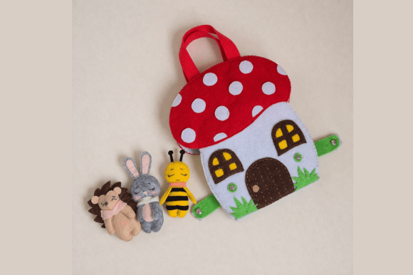 Pocket felt animal PDF sewing tutorial