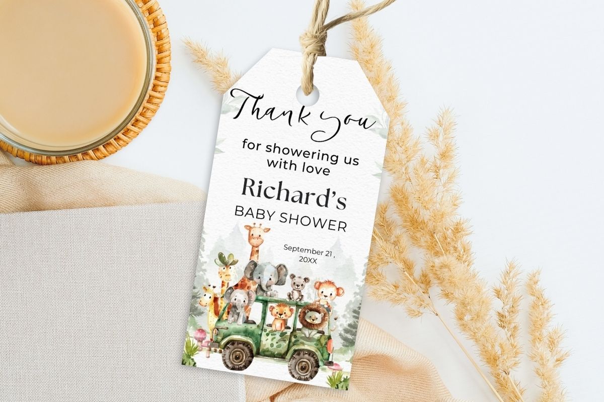 Printable Birthday Party Gift Tag 24