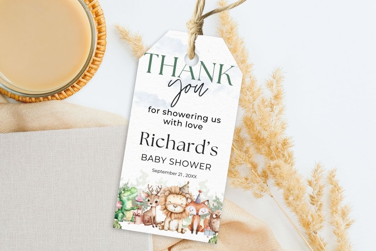 Printable Birthday Party Gift Tag 47