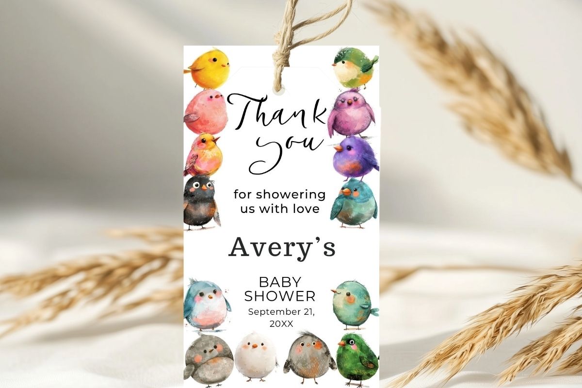 Printable Birthday Party Gift Tag 56