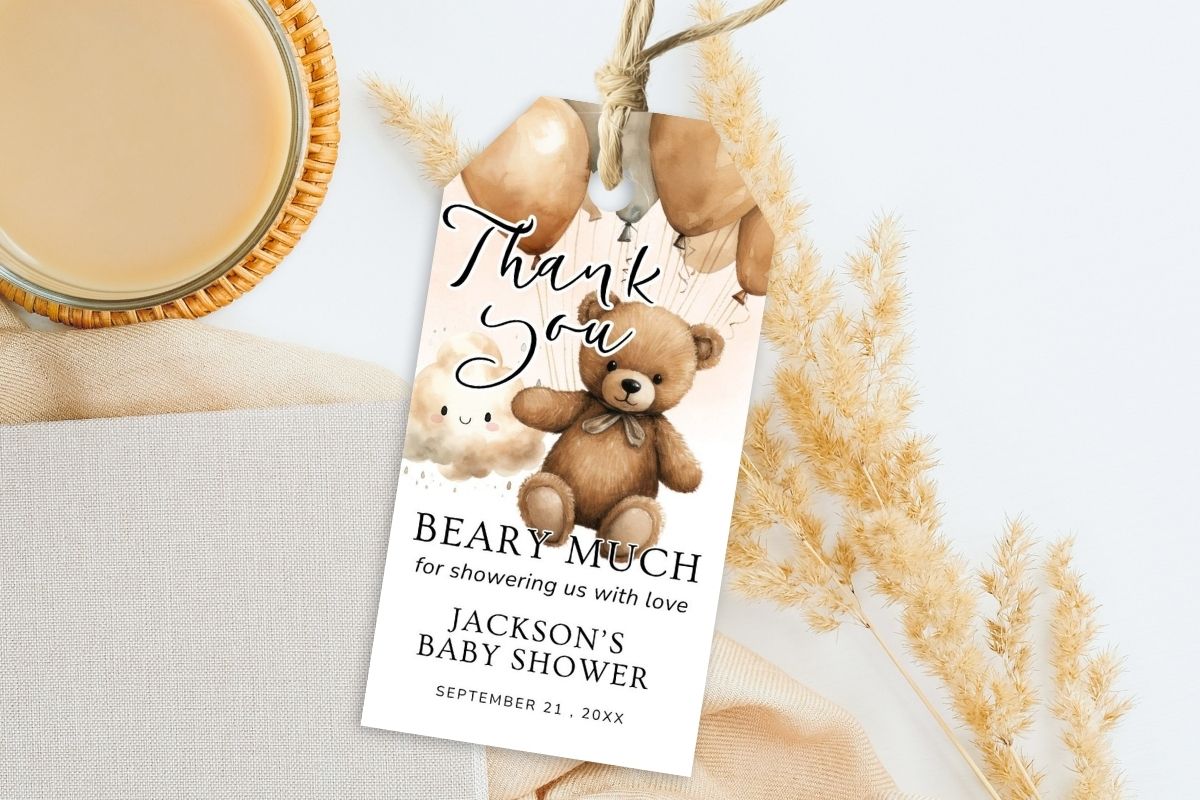 Printable Birthday Party Gift Tag 60