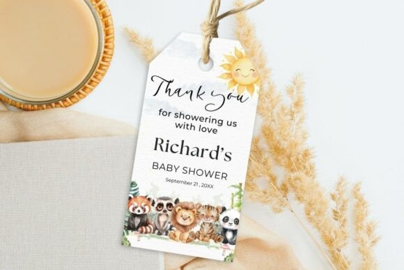 Printable Birthday Party Gift Tag 64