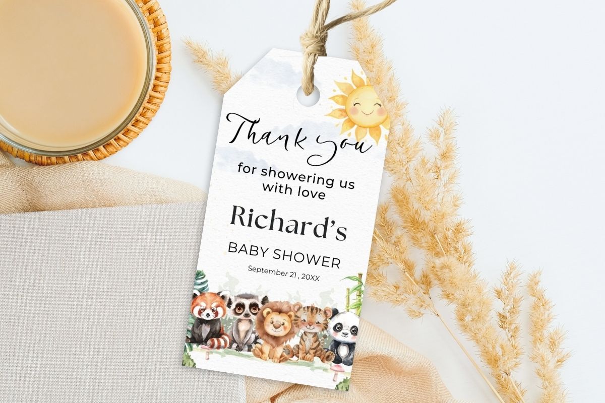 Printable Birthday Party Gift Tag 64