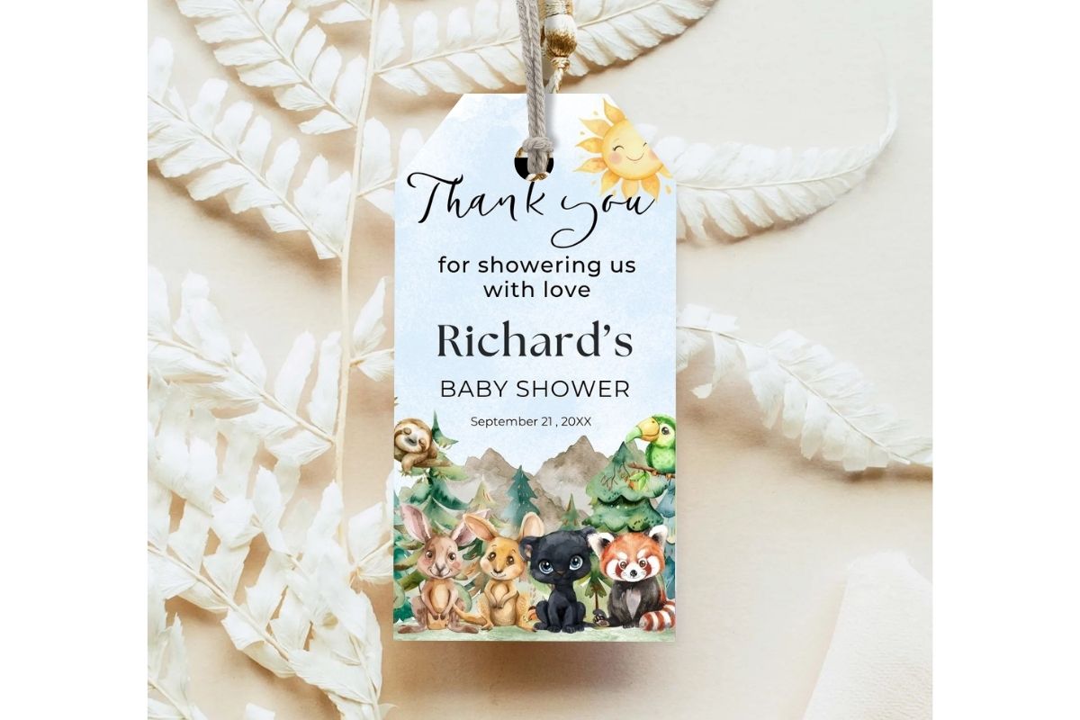 Printable Birthday Party Gift Tag 65